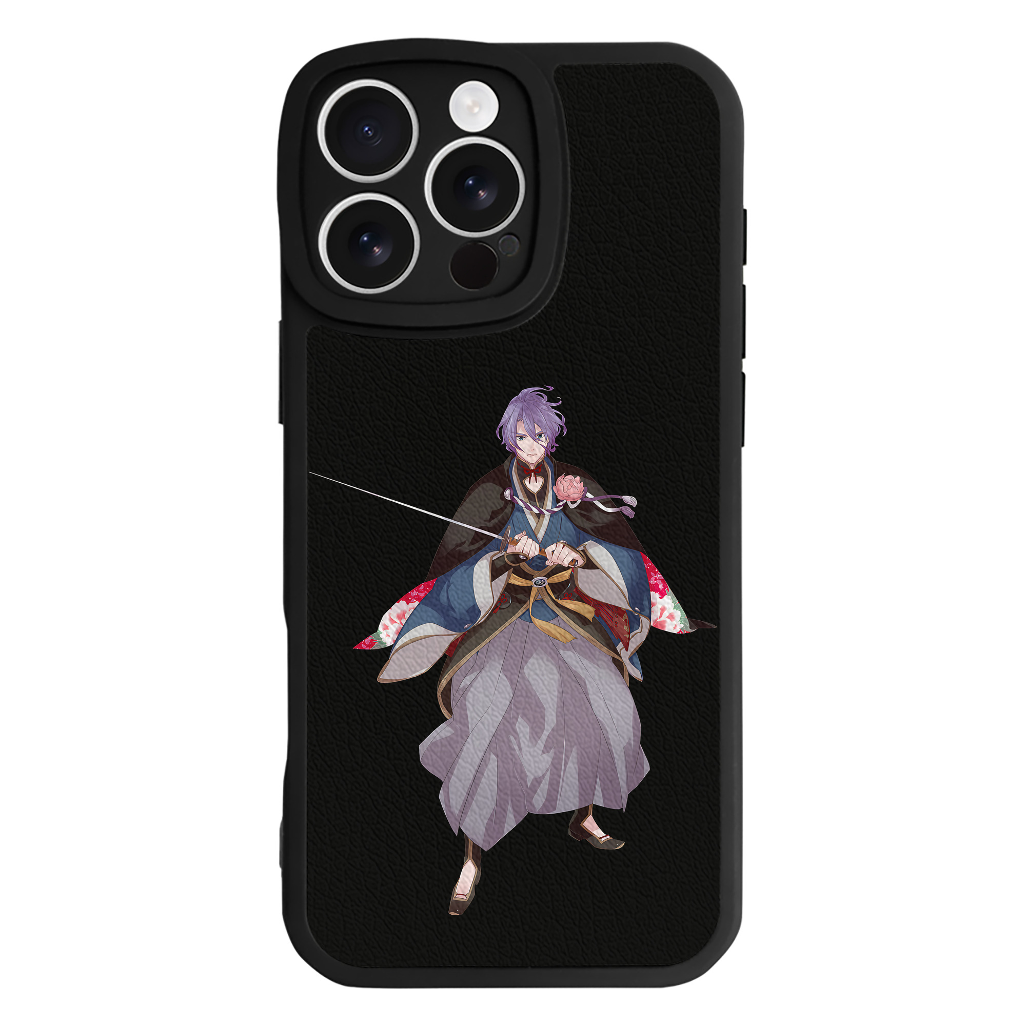 （画像用） 刀剣乱舞 Touken Ranbu 【iPhone 16シリーズ対応】シリコンスマホケース（レザー調） 材質：シリコン